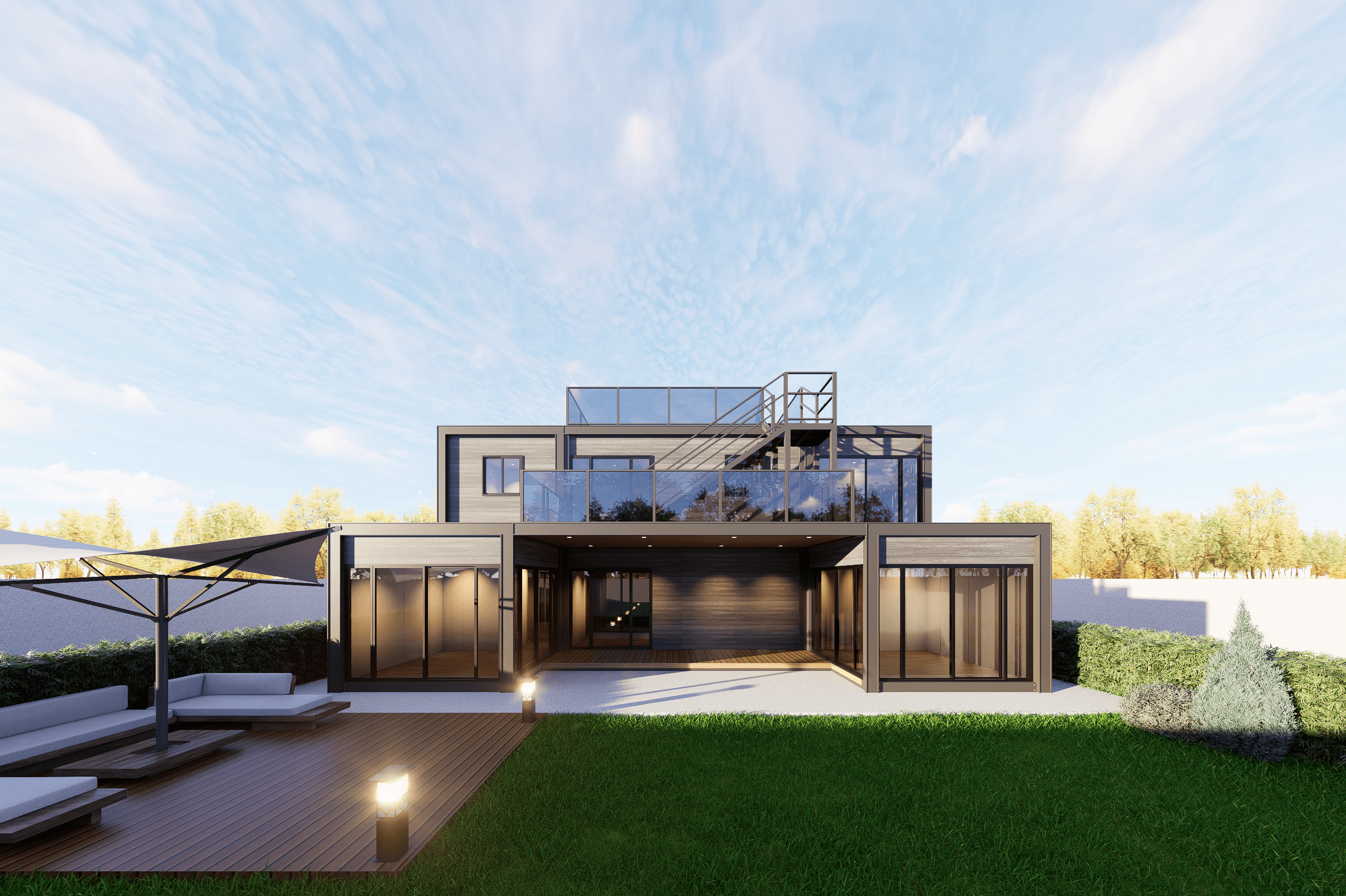 บ้านน็อคดาวน์ชลบุรี แบบที่ 2